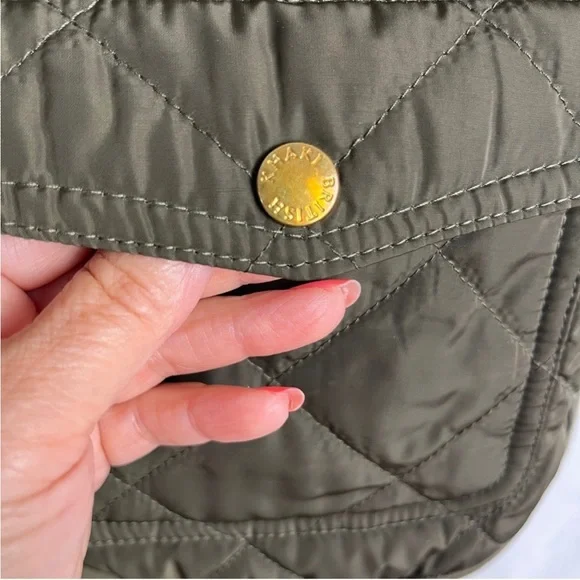 BRITISH KHAKI Womens Quilted Vest Equestrian Old Money Dark Academia green small - Picture 10 of 13
